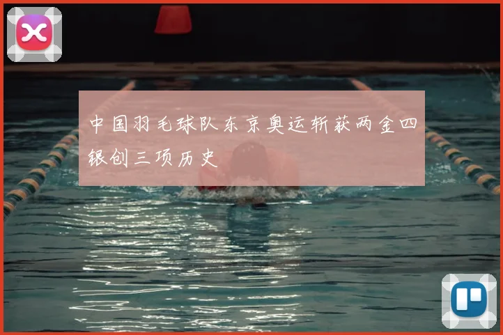 中国羽毛球队东京奥运斩获两金四银创三项历史